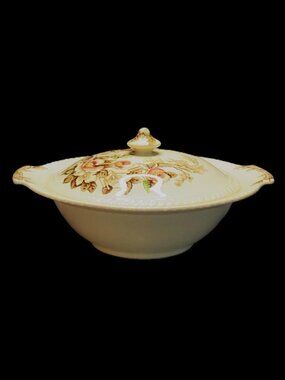 Vintage Windsor Ware Johnson Brothers England Bowl With Lid